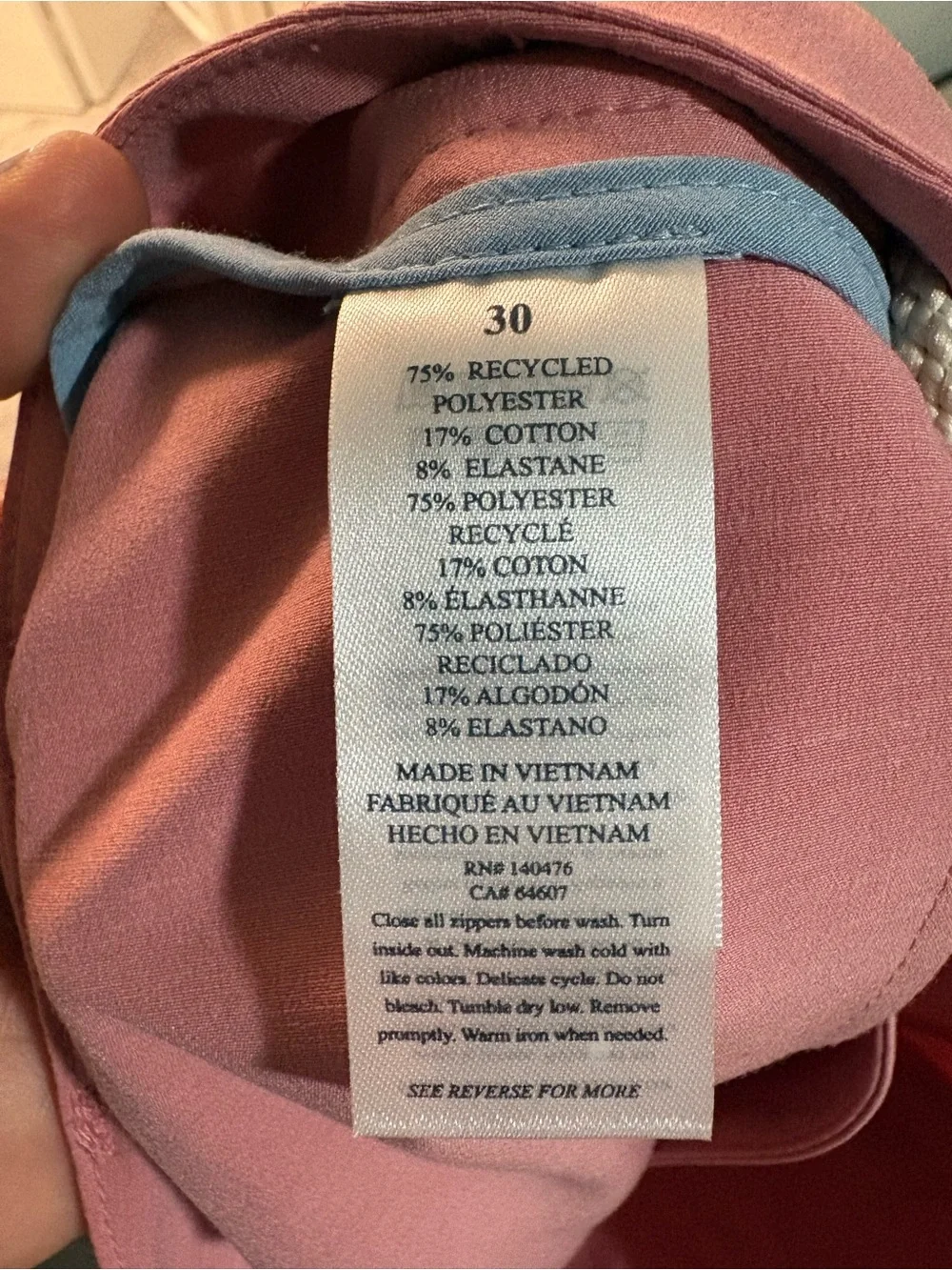 Faherty Pink Men's Hybrid Shorts